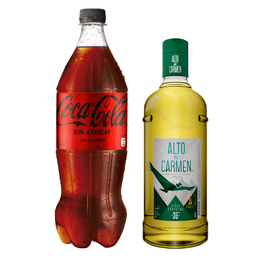 Pack Piscola Alto del Carmen 1000cc