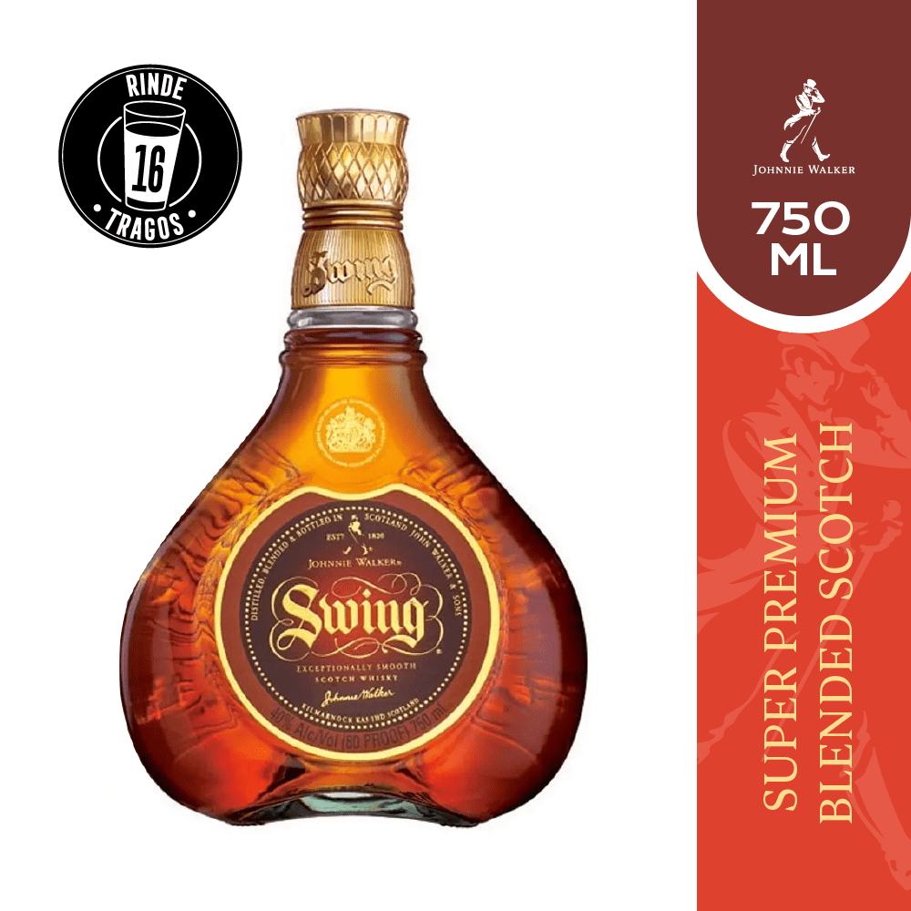 Whisky Johnnie Walker Swing Blended 40° 750cc