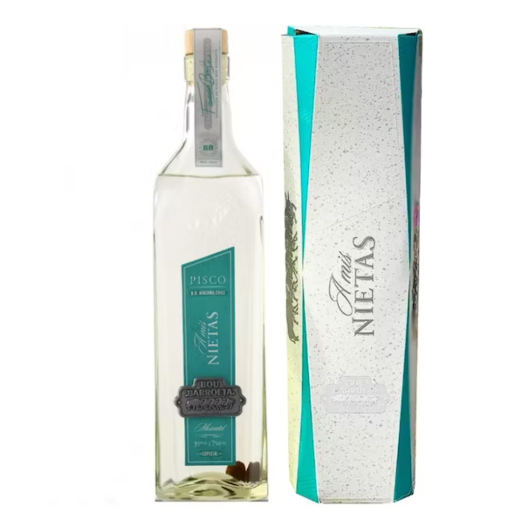 Pisco Bou Barroeta Mis Nietas 35° 750cc