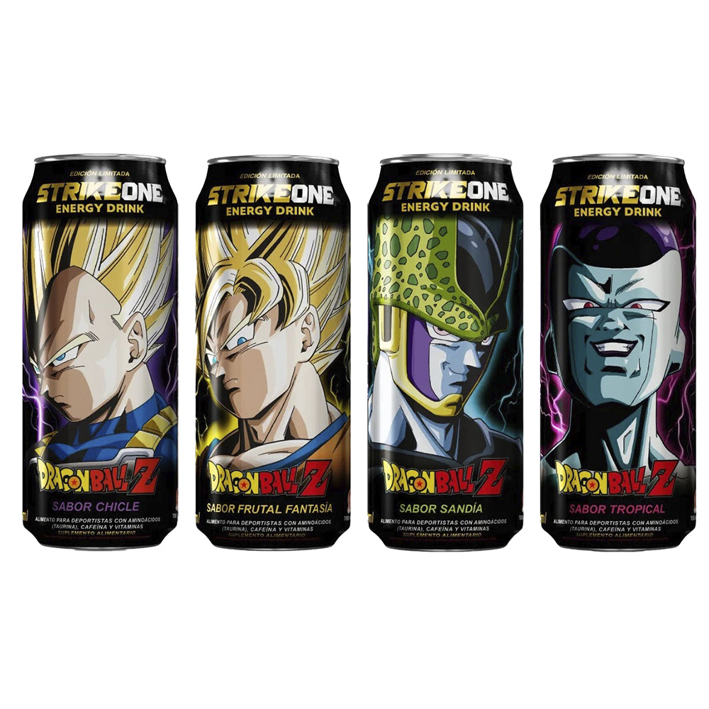 4x Energética StrikeOne Mix Dragon Ball Z 473cc