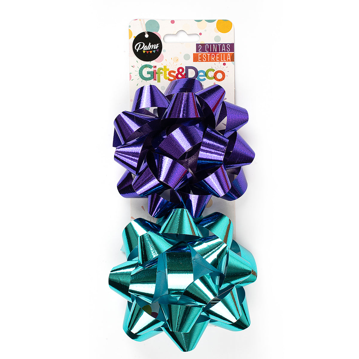 Set 2 Cintas Regalo Estrella Mediano Palms