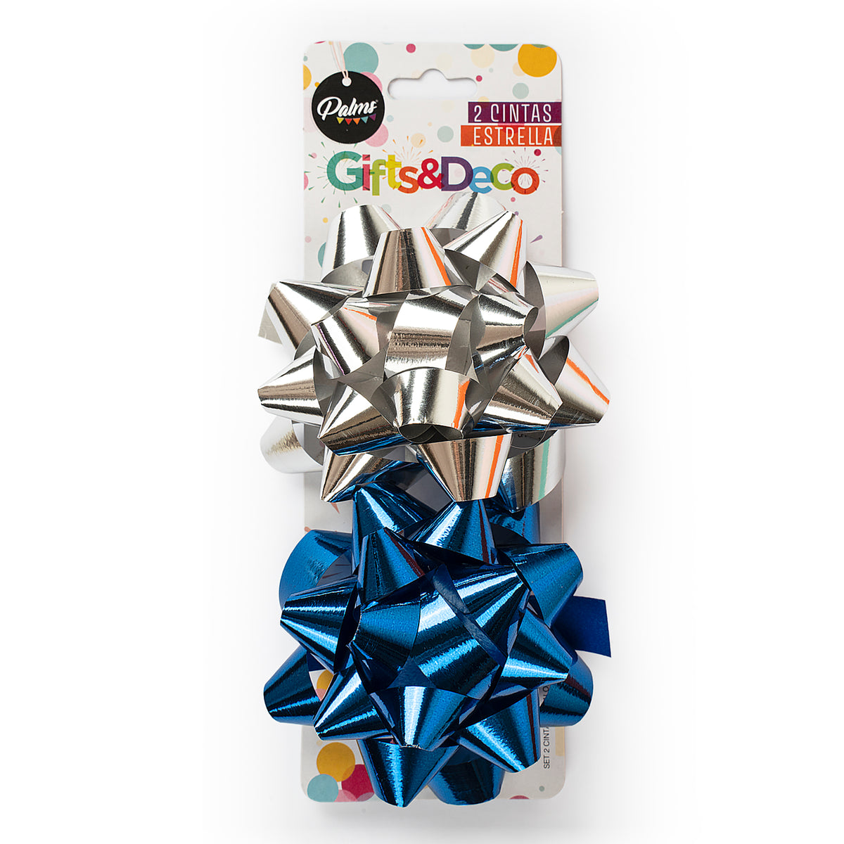 Set 2 Cintas Regalo Estrella Mediano Palms