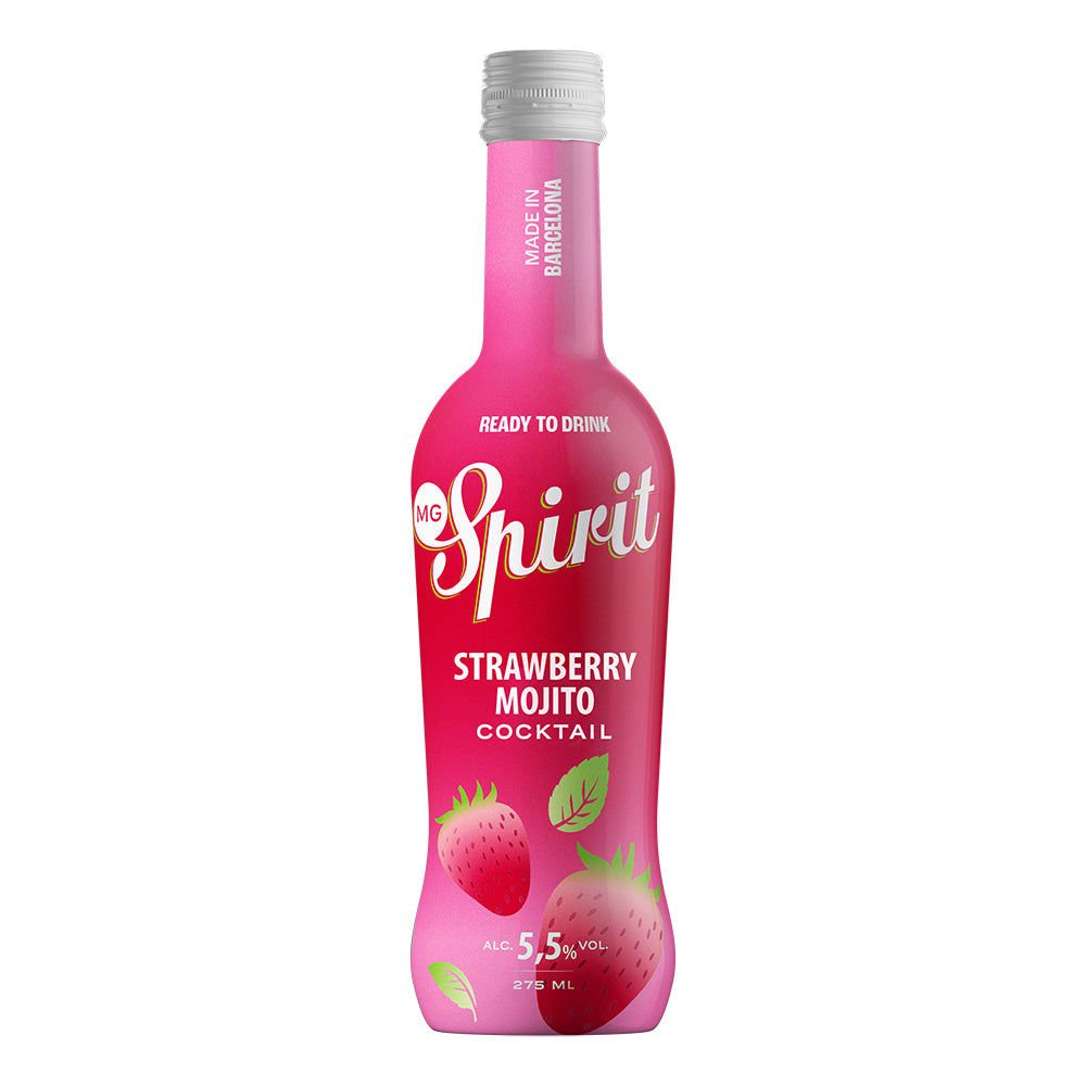 Cóctel MG Spirit Strawberry Mojito 5,5º 275cc