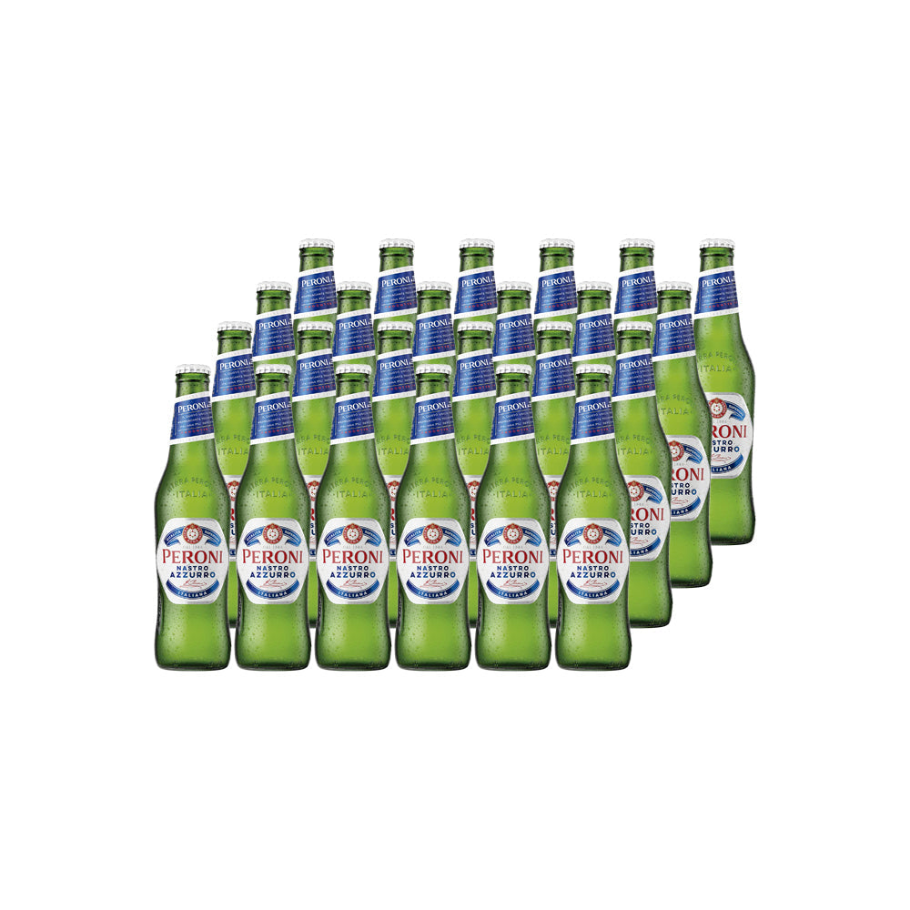 24x Cervezas Peroni Nastro Azzurro Botellín 330cc