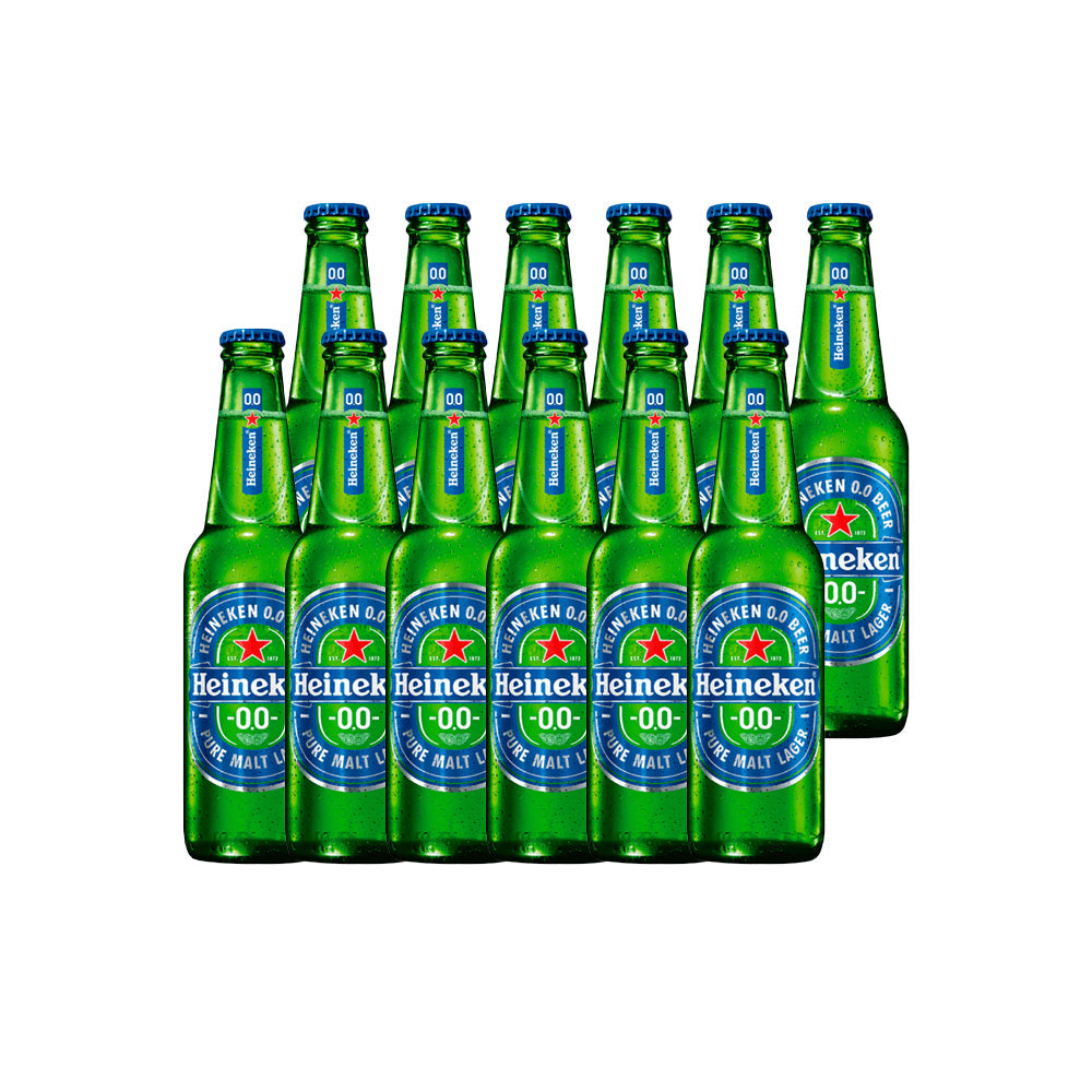 12x Cerveza Heineken Sin Alcohol Botellín 330cc