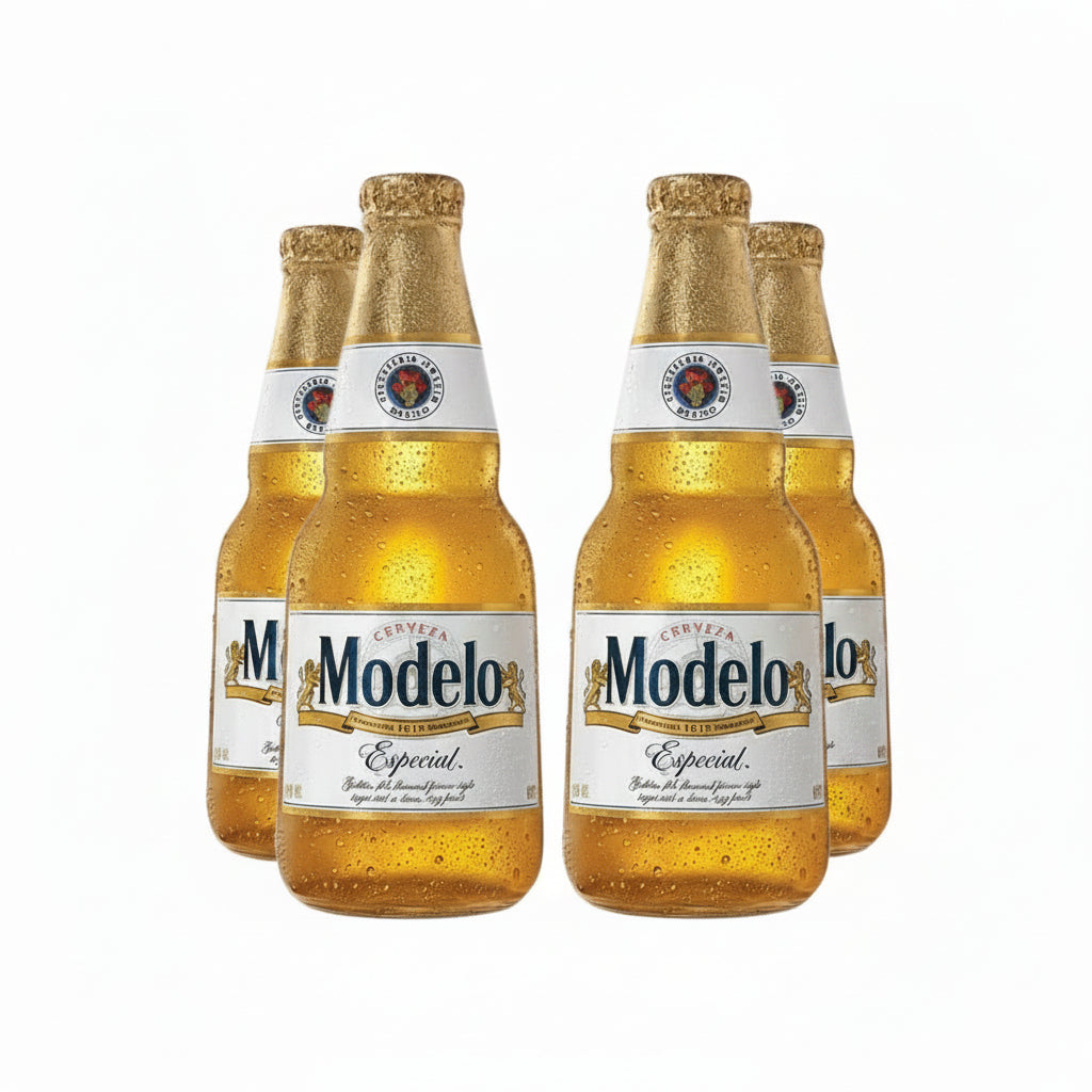 4x Cerveza Modelo Especial Botellín 355cc