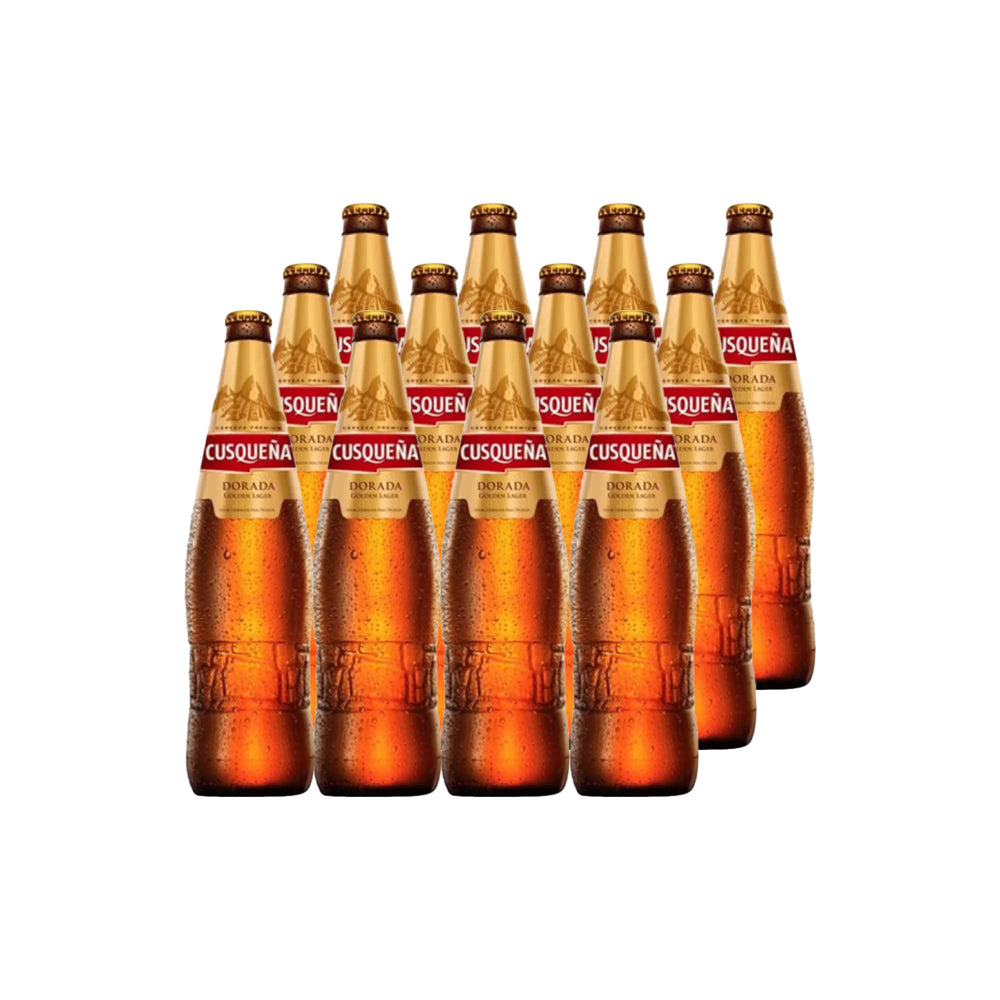 12x Cerveza Cusqueña Lager Botellín 330cc