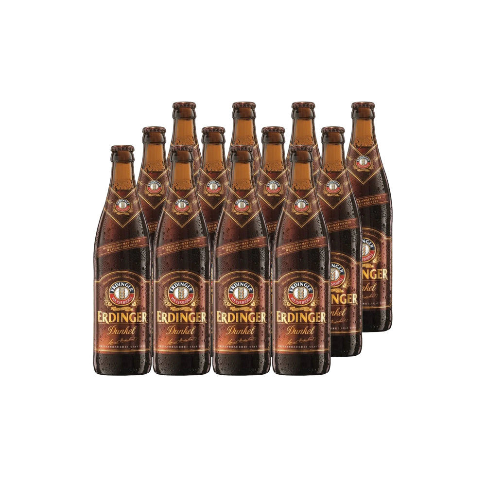 12x Cerveza Erdinger Dunkel 500cc