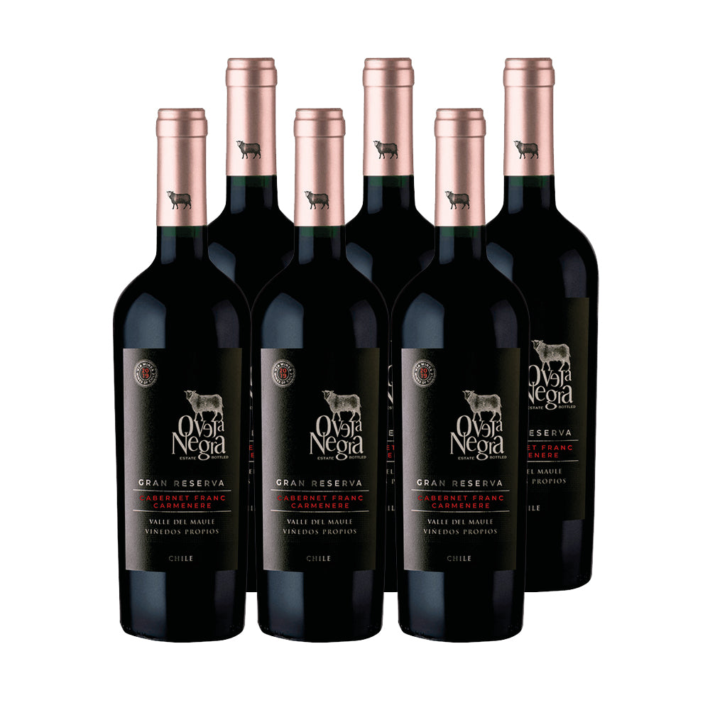 6x Vino Oveja Negra Gran Reserva Cepas 750cc