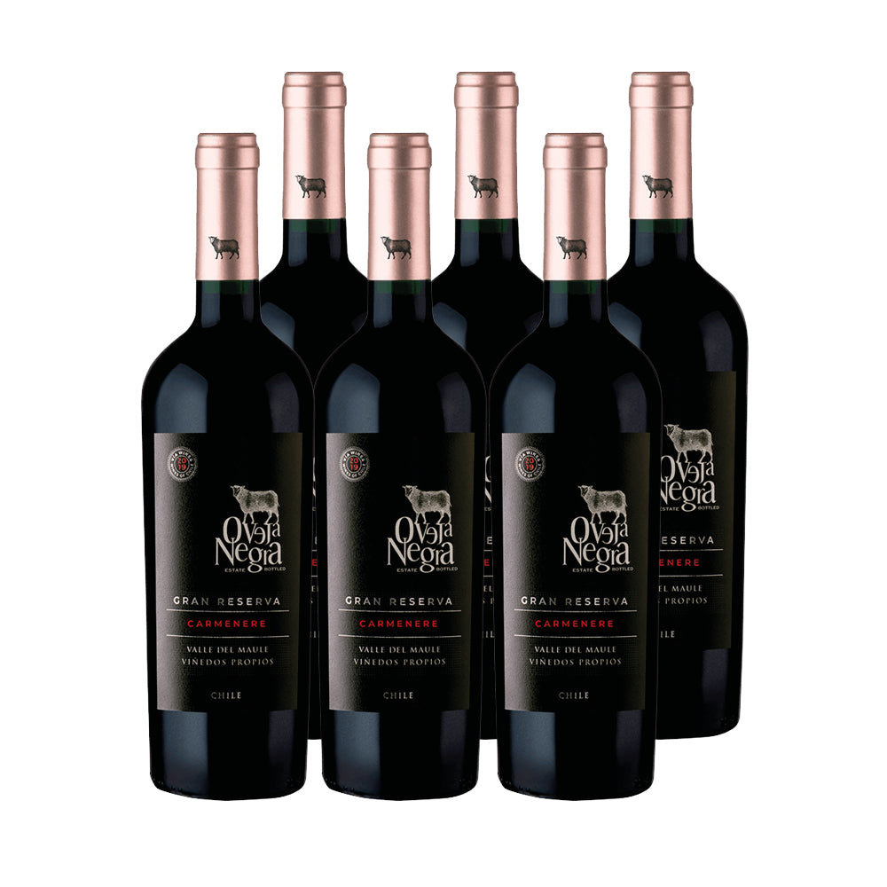 6x Vino Oveja Negra Gran Reserva Cepas 750cc