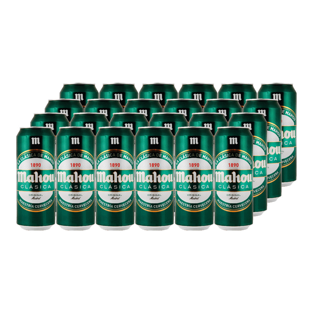 24x Cerveza Mahou Clásica Lata 500cc