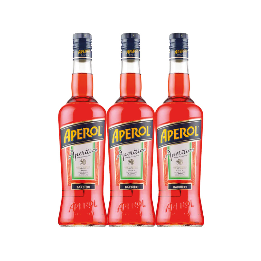 3x Licor Aperitivo Aperol 11° 750cc