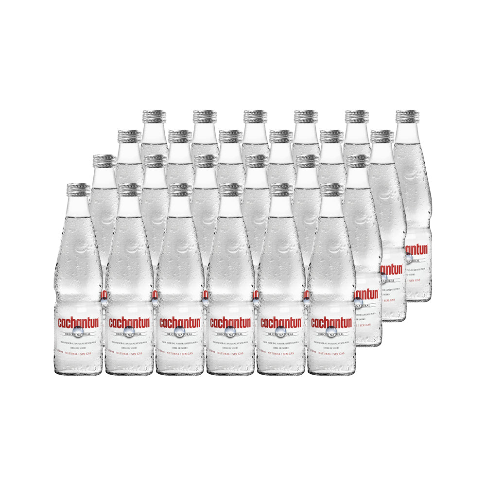 24x Agua Mineral Cachantun Sin Gas Vidrio 350cc