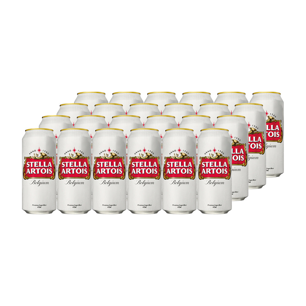 24x Cerveza Stella Artois Lata 473cc