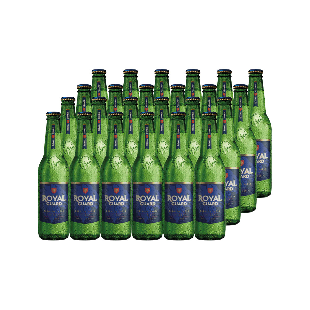 24x Cerveza Royal Guard Botellín 355cc