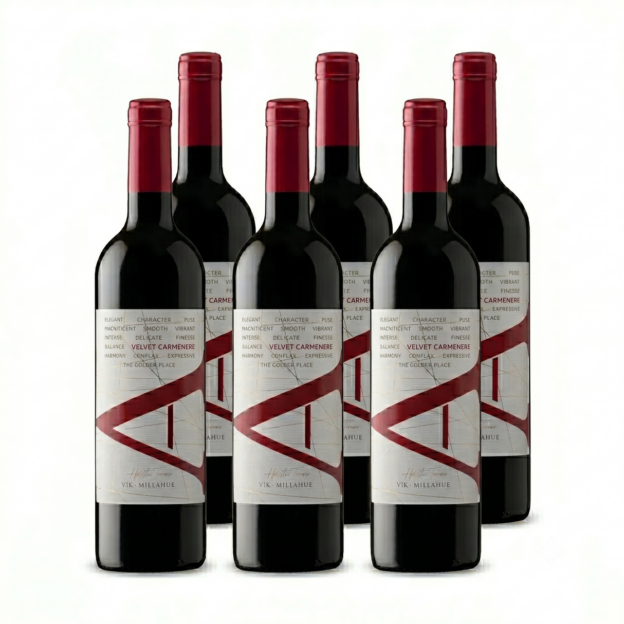 6x Vino VIK A Carmenere 14° 750cc