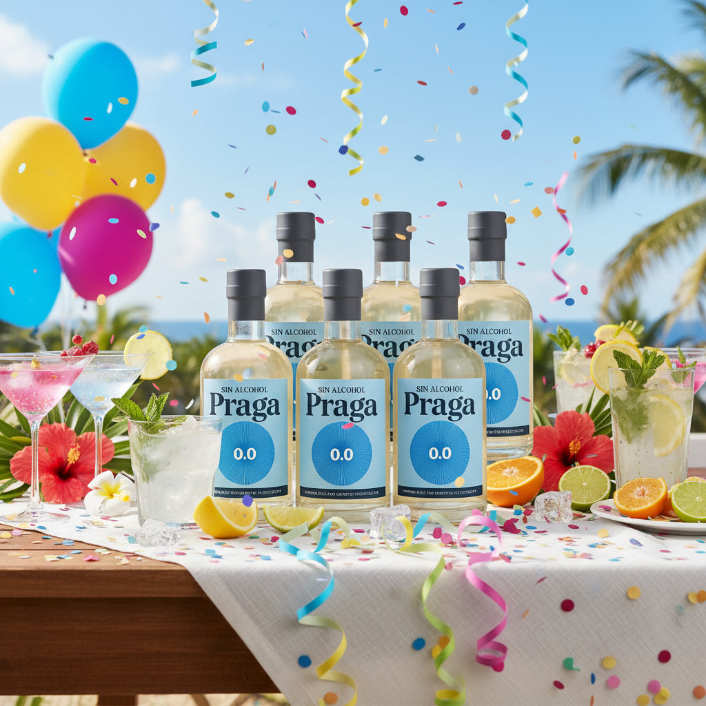 6x Gin Praga Sin Alcohol 0.0° 700cc