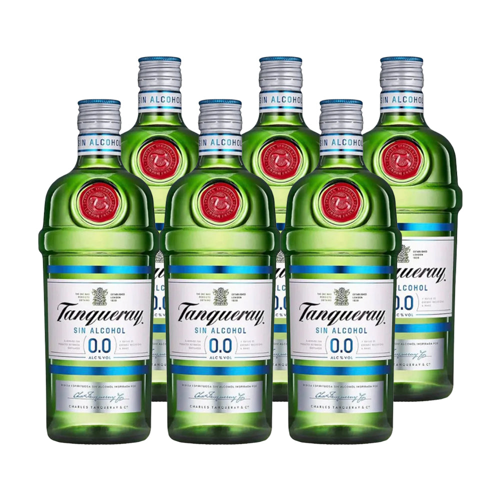 6x Gin Tanqueray Sin Alcohol 0.0° 700cc