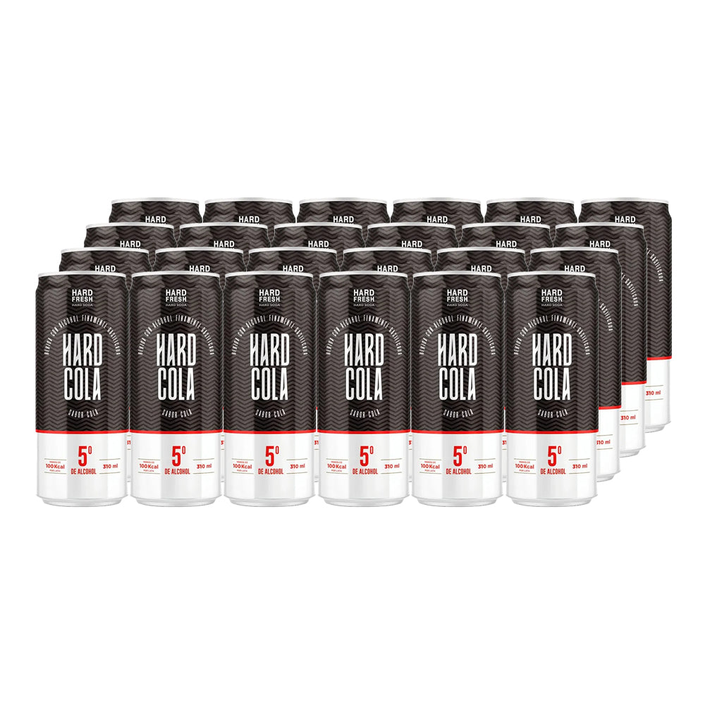 24x Cóctel Hard Soda Cola 5° Lata 310cc