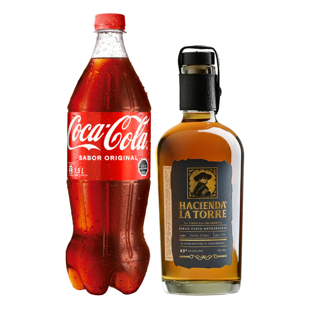 Pack Piscola Hacienda La Torre Envejecido 700cc