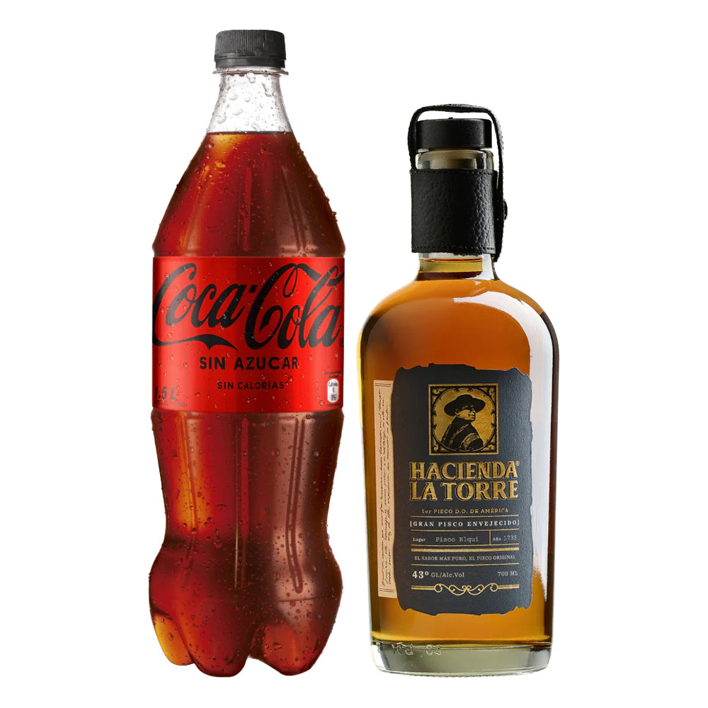 Pack Piscola Hacienda La Torre Envejecido 700cc