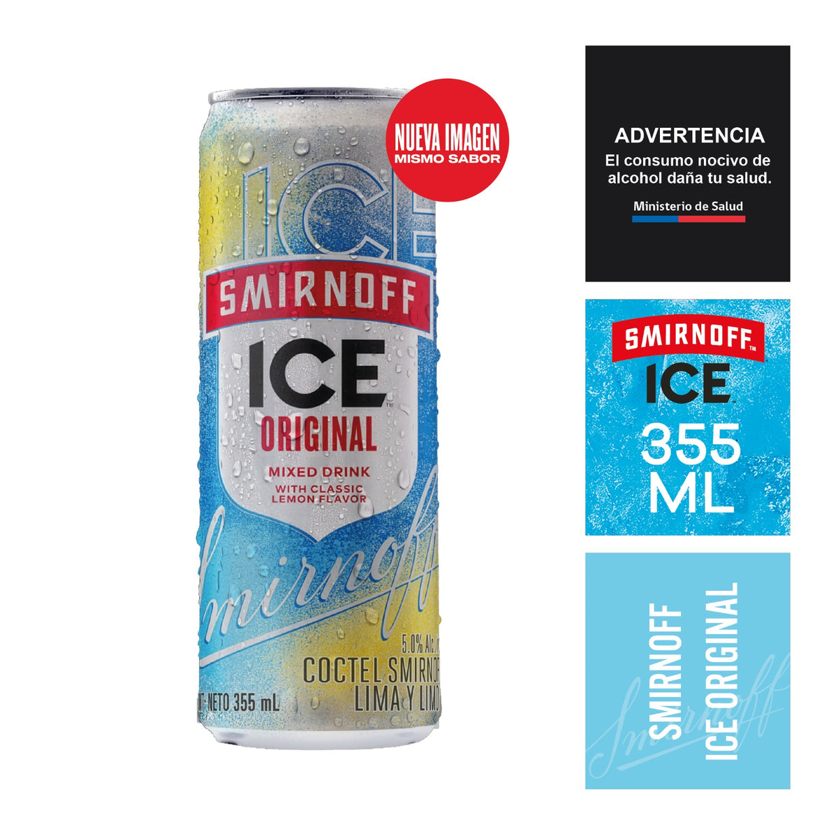 Vodka Smirnoff Ice Original 355cc