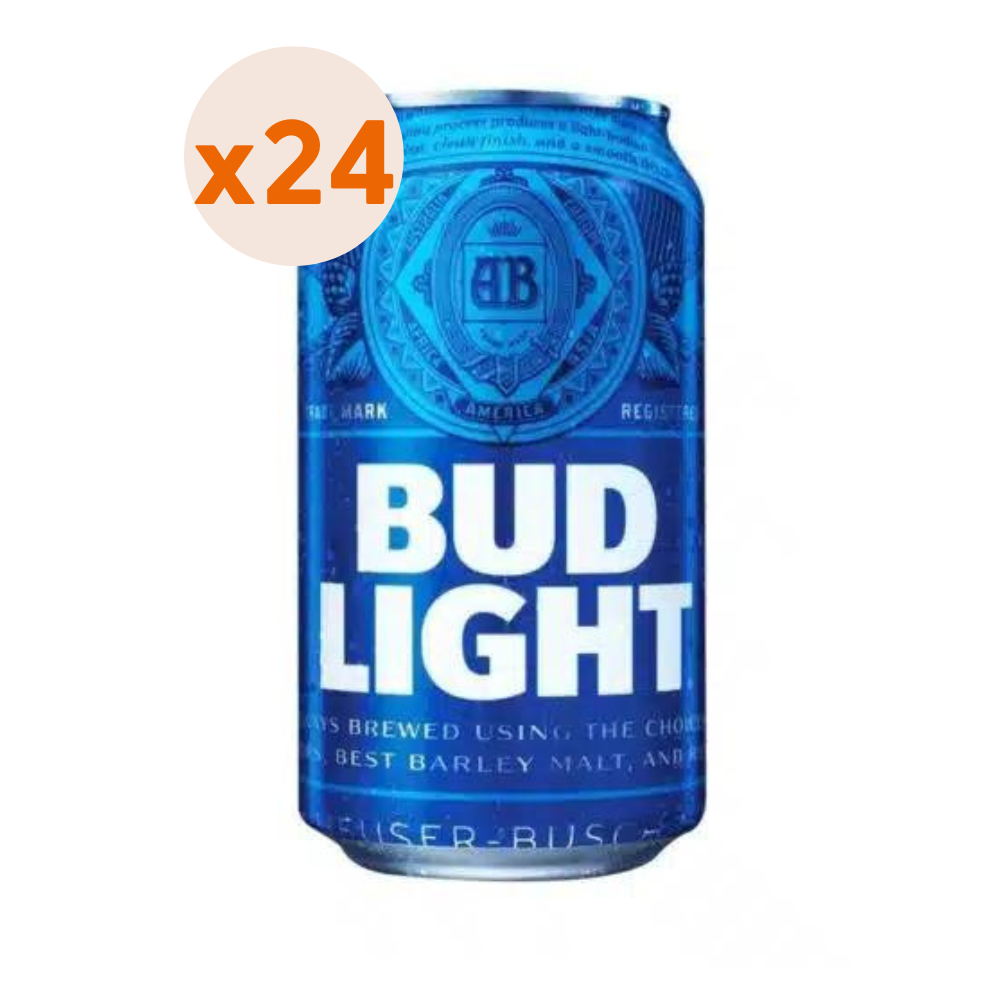 24x Cerveza Bud Light 4,2º Lata 355 cc
