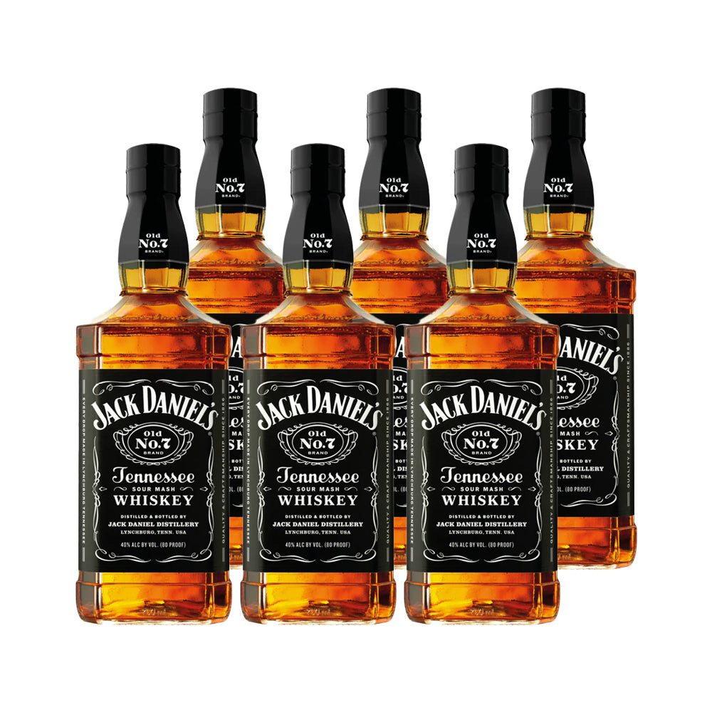 6x Whiskey Jack Daniel's Variedades 750cc