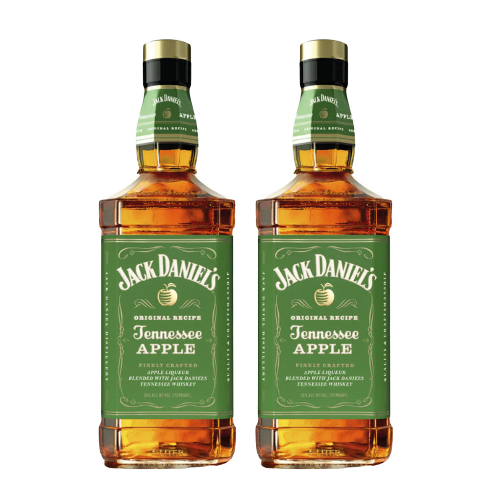 2x Jack Daniels Apple 750cc