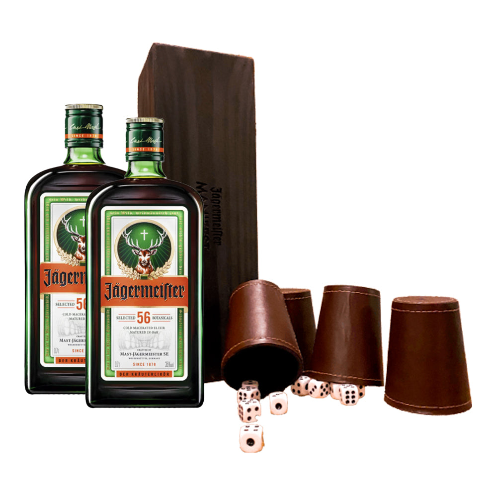 Pack 2 Jagermeister 35° 700cc + Juego de Cachos