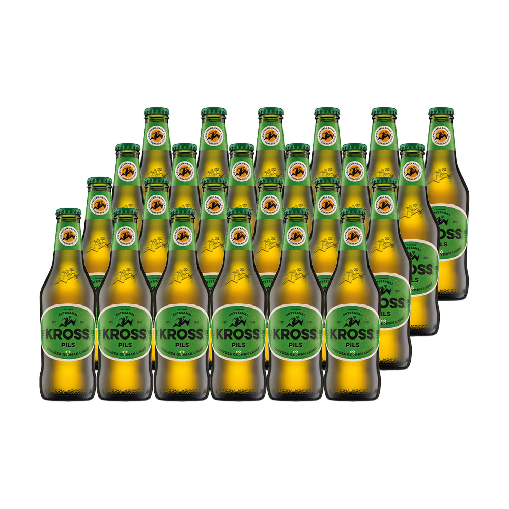 24x Cerveza Kross Pils Botella 330cc
