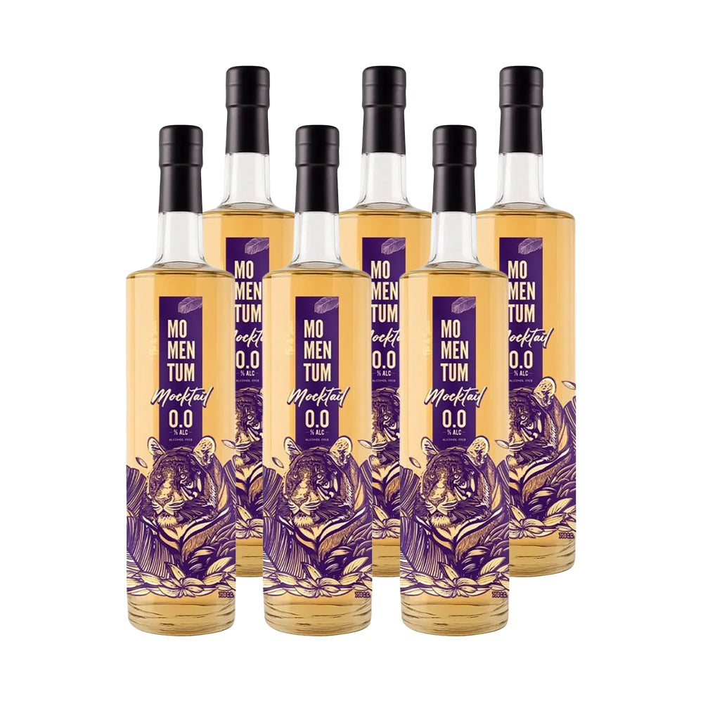 6x Licor Momentum Flor de Sauco Mocktail 0.0° 750cc