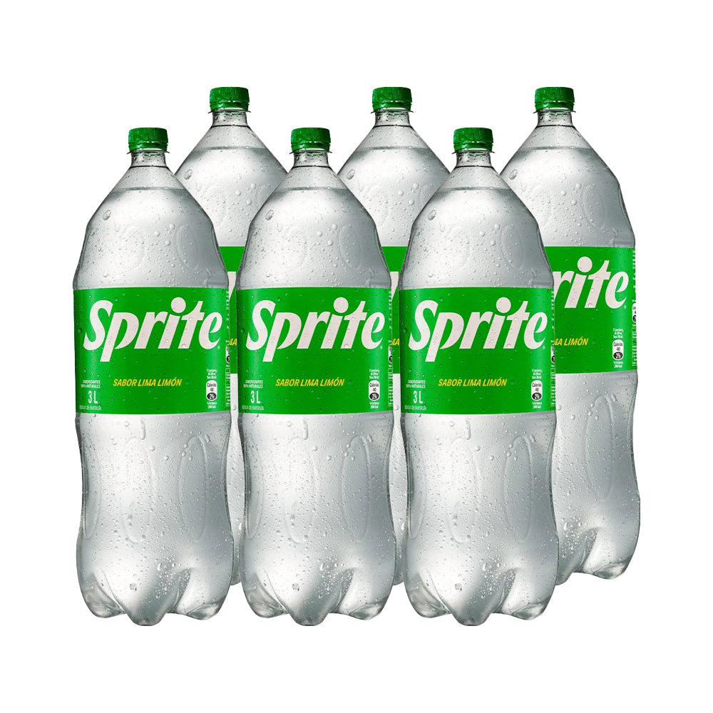 6x Bebida Sprite Regular 3000cc