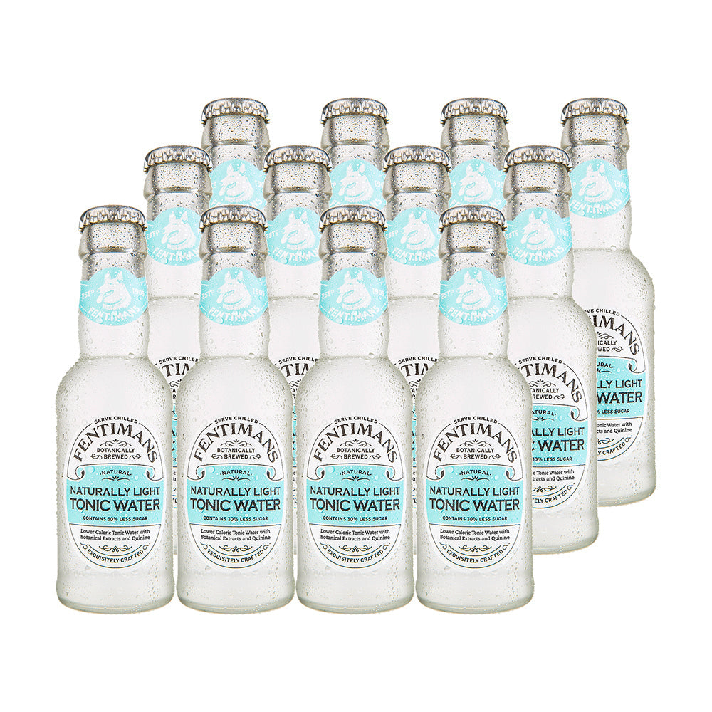 12x Fentimans Light Tonic Water 200cc