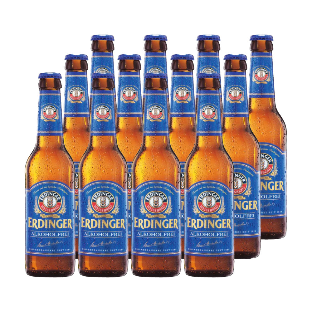 12x Cerveza Erdinger Sin Alcohol 330cc