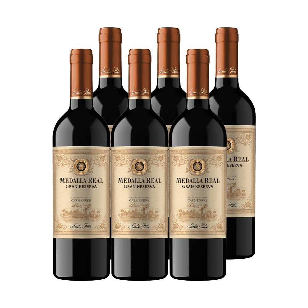 6x Vino Medalla Real Gran Reserva Cepas 750cc