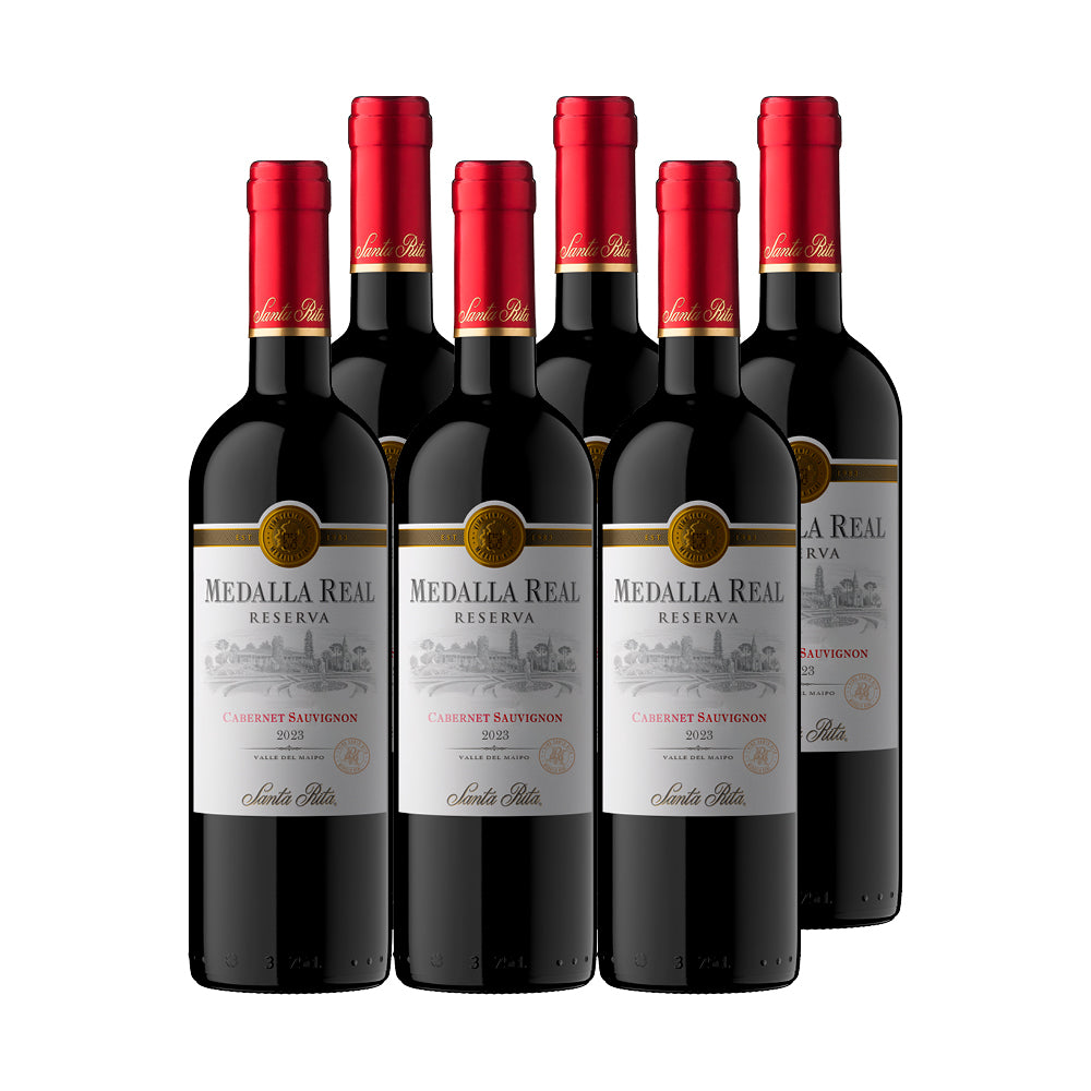 6x Vino Medalla Real Reserva Cepas 750cc