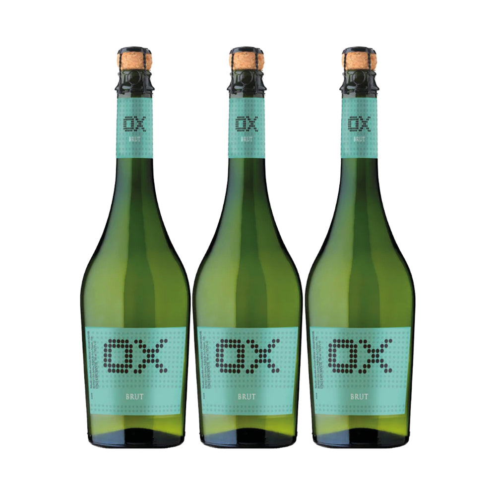 3x Espumante OX Brut 12° 750cc