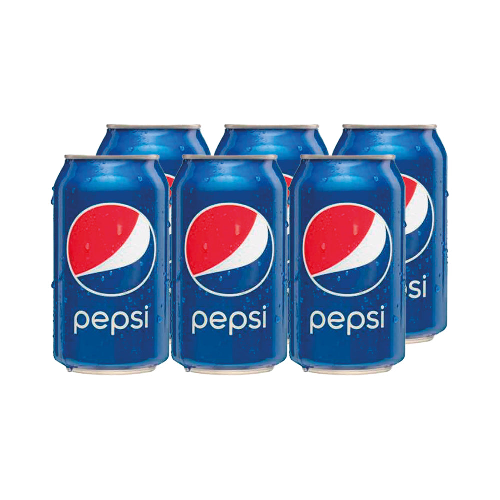 6x Bebida Pepsi Normal Lata 350cc