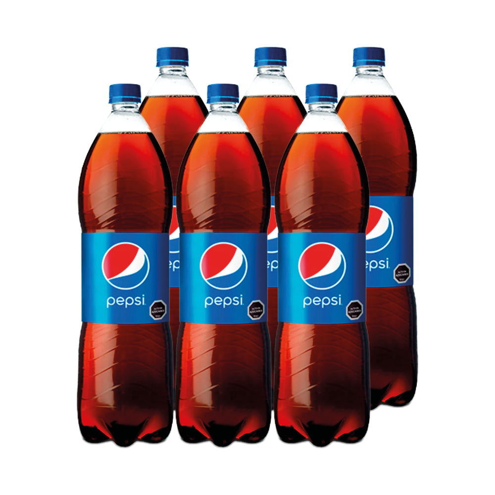 6x Bebida Pepsi Normal 2000cc