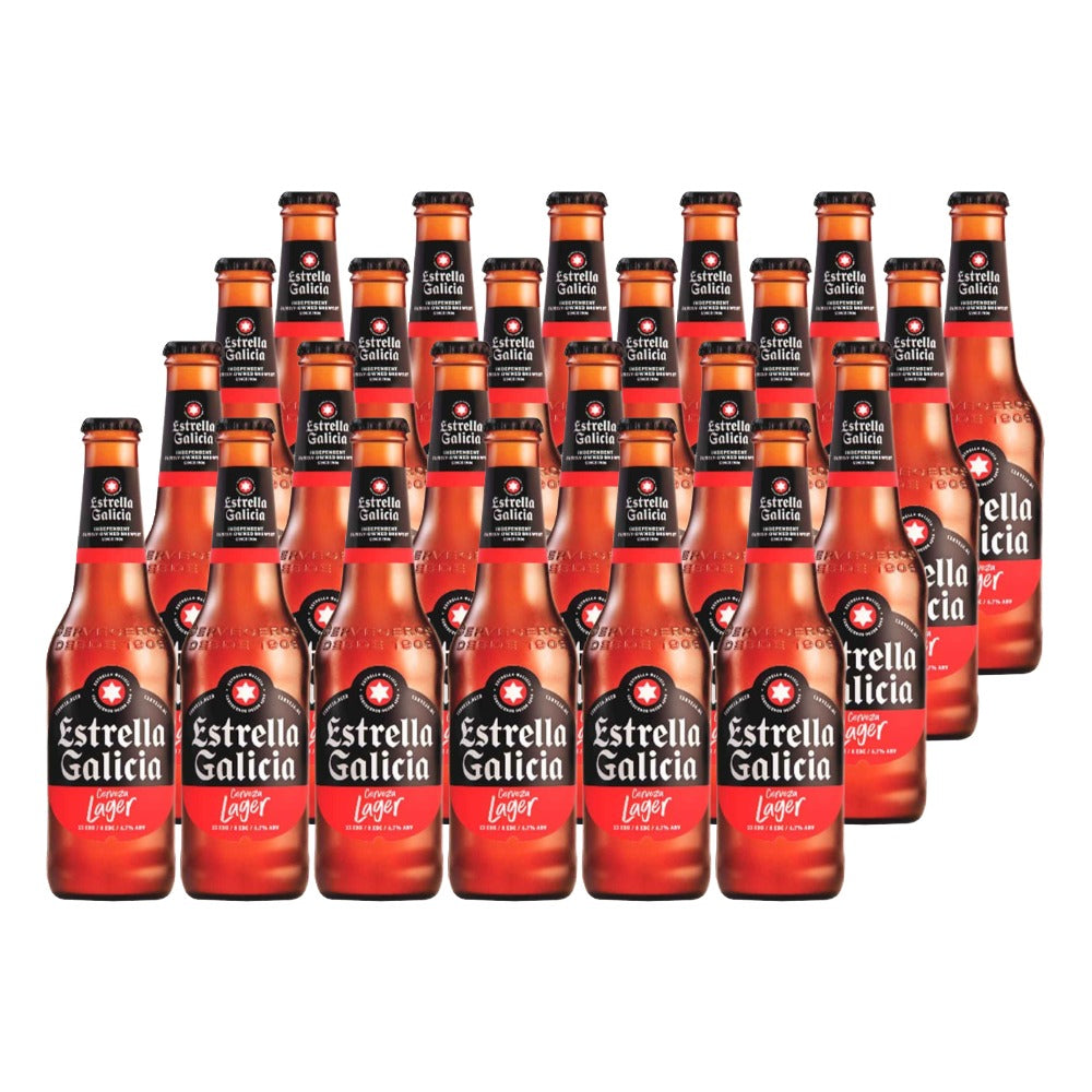 24x Cerveza Estrella Galicia Lager 4.7° 330cc