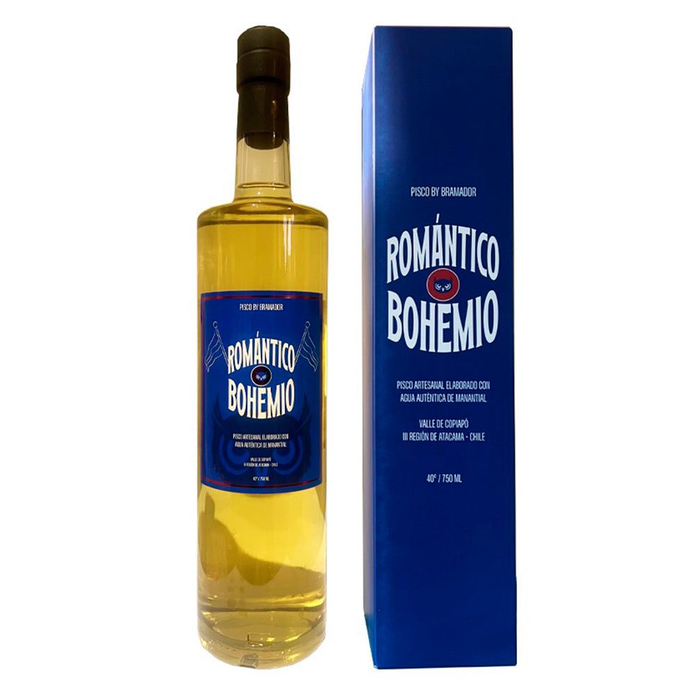 Pisco Romántico Bohemio Envejecido 40° 750cc