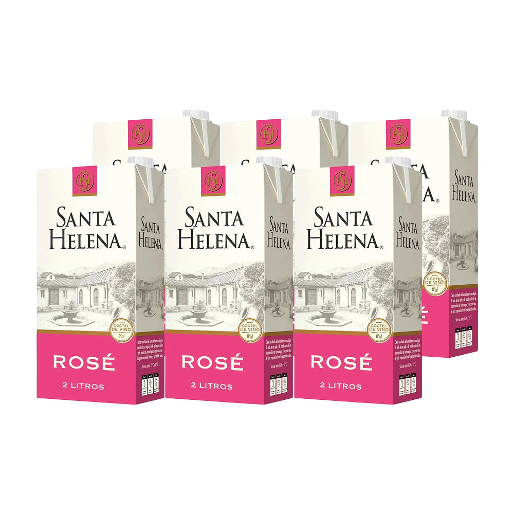 6x Cóctel de Vino Santa Helena Rosé 2000cc