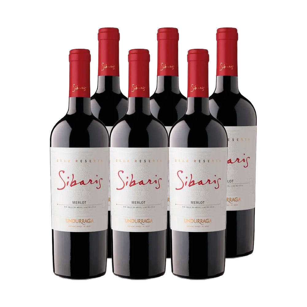 6x Vino Sibaris Gran Reserva Cepas 750cc