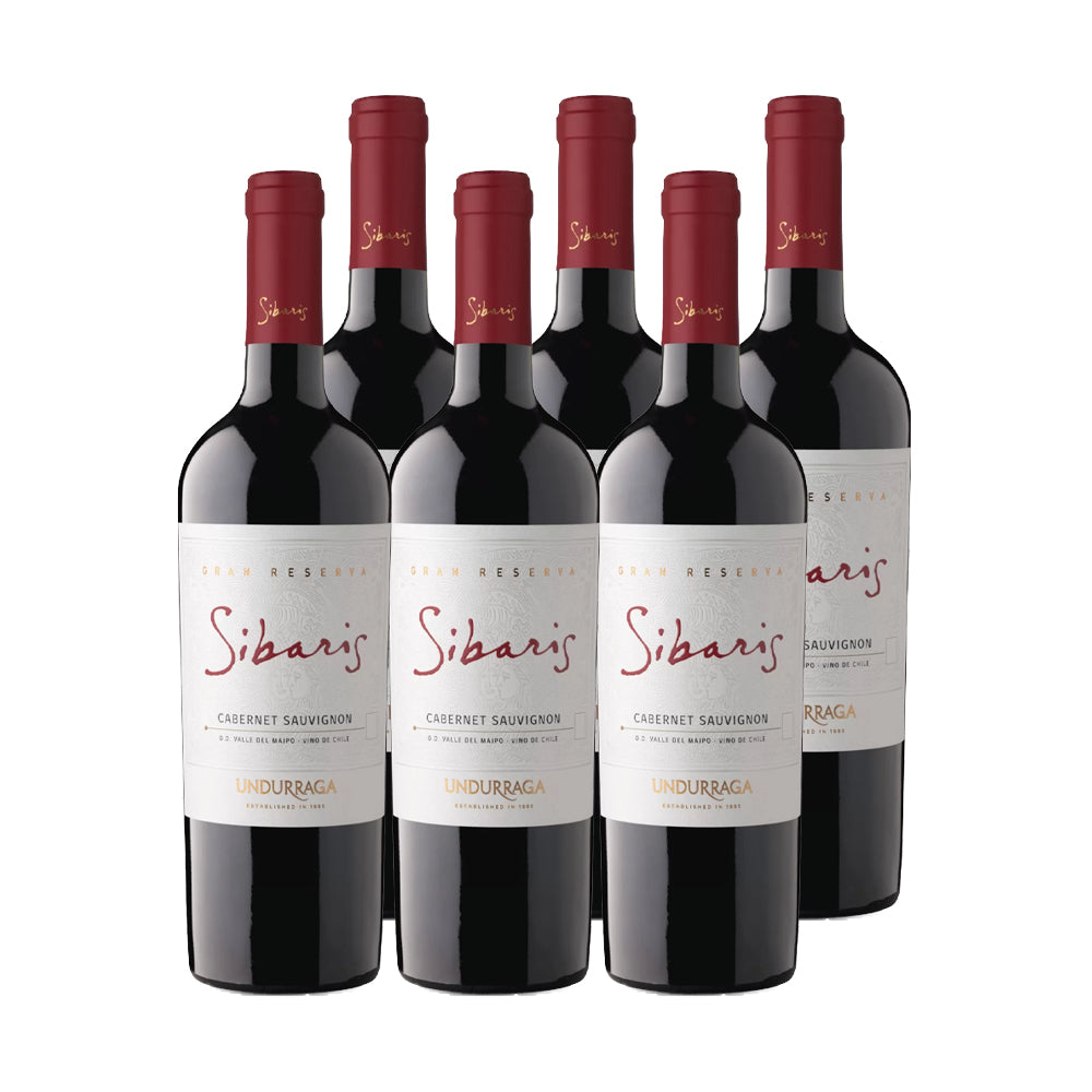 6x Vino Sibaris Gran Reserva Cepas 750cc