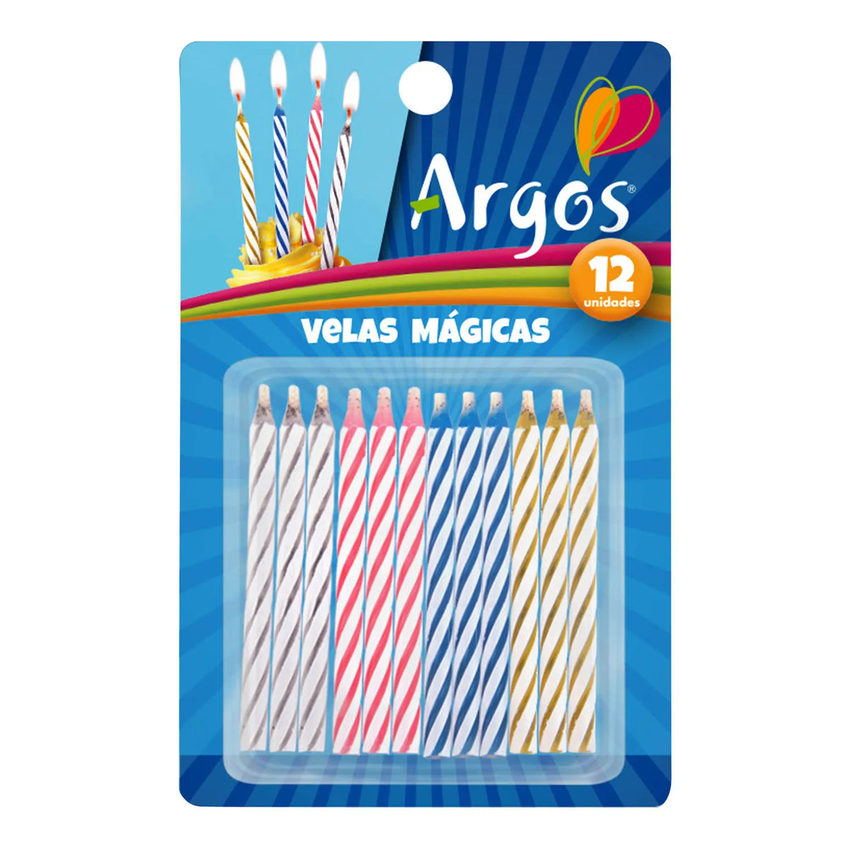 Vela Magica 12 Unidades Argos