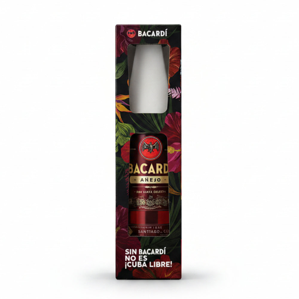 Ron Bacardí Añejo 38° 750cc + Vaso