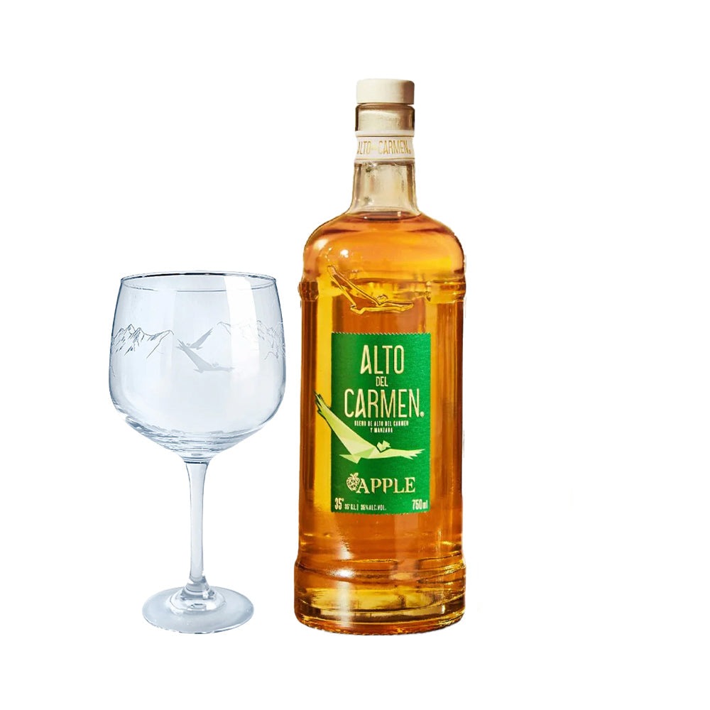 Pack Alto del Carmen Apple 750cc + Copa Alto del Carmen