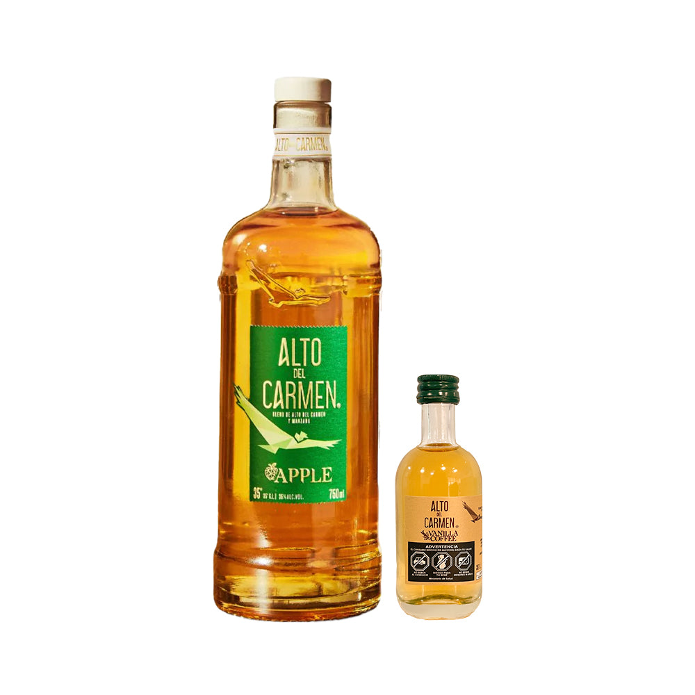 Pack Alto del Carmen Apple 750cc + Miniatura Vanilla Coffee de Regalo