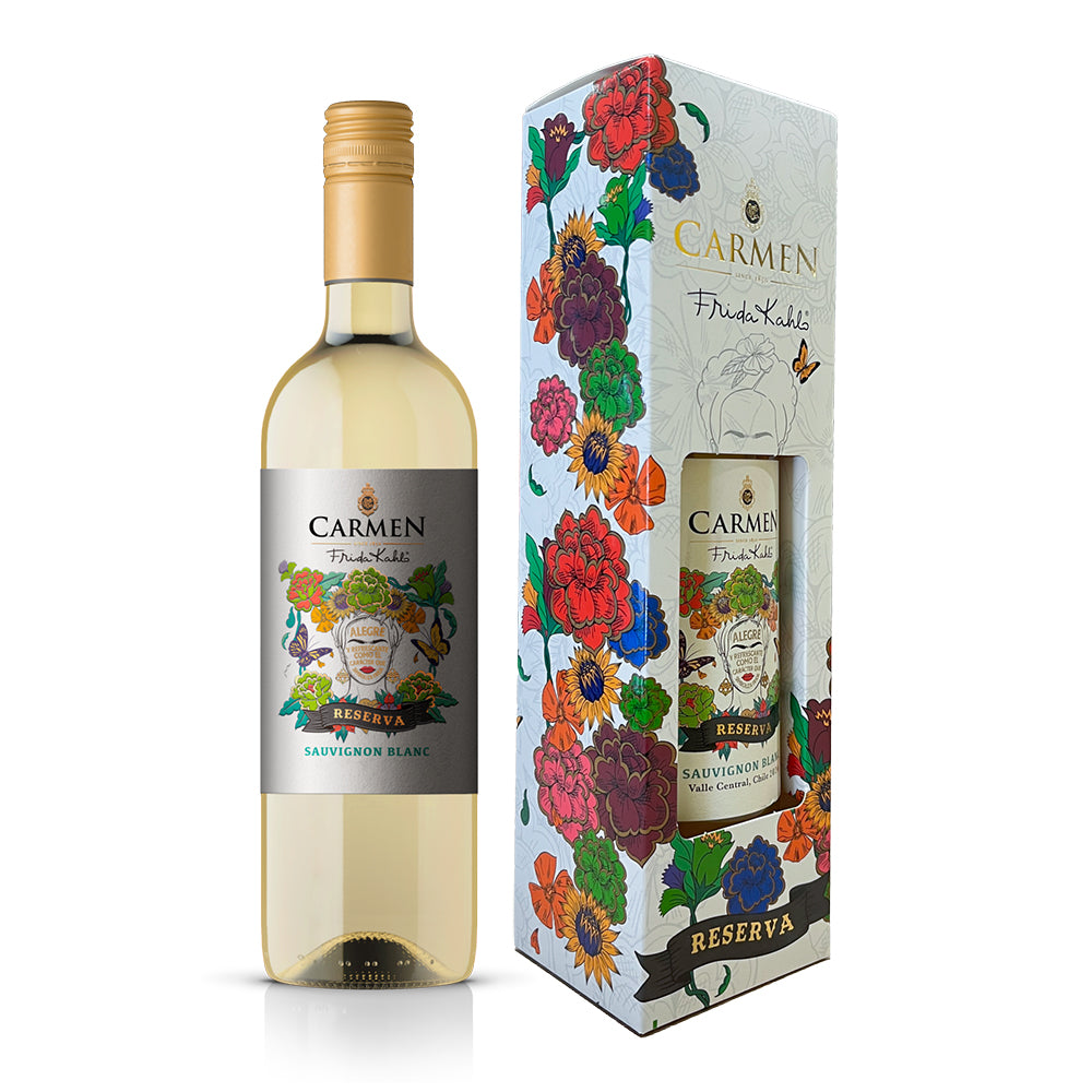 Vino Carmen Reserva Frida Khalo Cepas 750cc (incluye estuche)